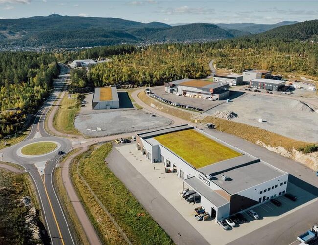 Toppen Næringspark på Kongsberg har 100 mål til rådighet. Foto: Toppen Næringspark Toppen Næringspark på Kongsberg har 100 mål til rådighet. Foto: Toppen Næringspark