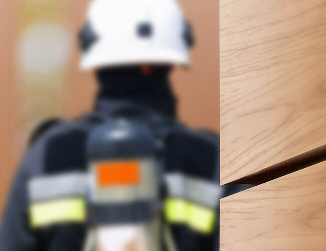 Når brennbare materialer som tre tas i bruk i fasaden, stilles det høyere krav til de branntekniske vurderingene. Foto: Rockpanel Når brennbare materialer som tre tas i bruk i fasaden, stilles det høyere krav til de branntekniske vurderingene. Foto: Rockpanel