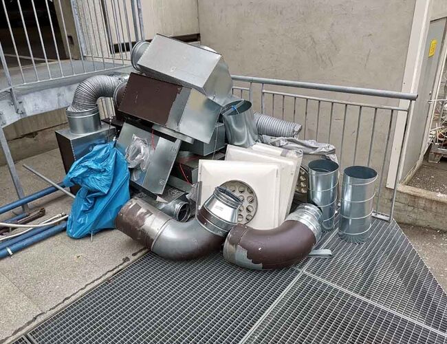 Brukte ventilasjonsprodukter er en ressurs. Foto: VKE