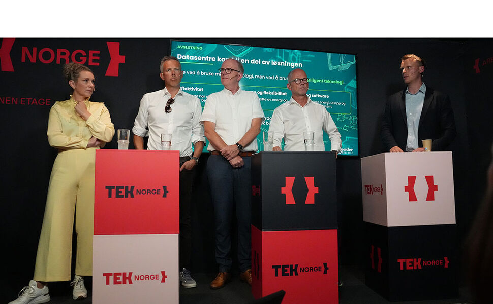 Undersøkelsen ble presentert under debatten «KI-kappløpet og energisikkerhet i Norge» på Arendalsuka. Foto: Schneider Electric Undersøkelsen ble presentert under debatten «KI-kappløpet og energisikkerhet i Norge» på Arendalsuka. Foto: Schneider Electric