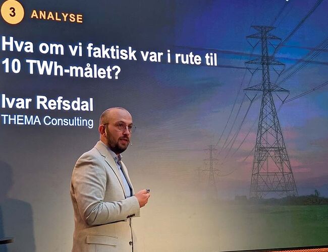 Ivar Refsdal fra THEMA la frem den ferske rapporten. Foto: Annette Bjørndalen Søreide Ivar Refsdal fra THEMA la frem den ferske rapporten. Foto: Annette Bjørndalen Søreide