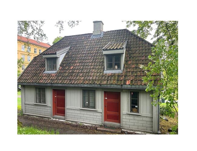Gamle, verneverdige bygg er ofte sårbare for brann. Bøddelboligen på Galgeberg i Oslo er fredet av Riksantikvaren. Foto: Ida Rambæk