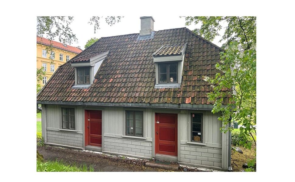 Gamle, verneverdige bygg er ofte sårbare for brann. Bøddelboligen på Galgeberg i Oslo er fredet av Riksantikvaren. Foto: Ida Rambæk