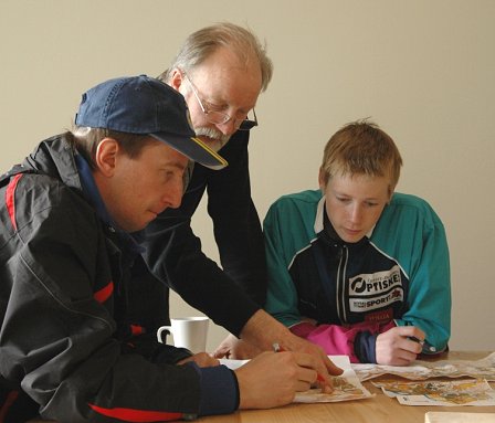 Jørn Sundby, Tor Jørund Østvang og Peder Aukrust Osmoen. Arrangørfoto.